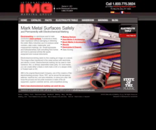 IMG-Electromark.com(Electrochemical Marking) Screenshot