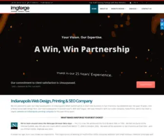 Imgforge.com(Indianapolis, Indiana Web Design & Printing Services) Screenshot