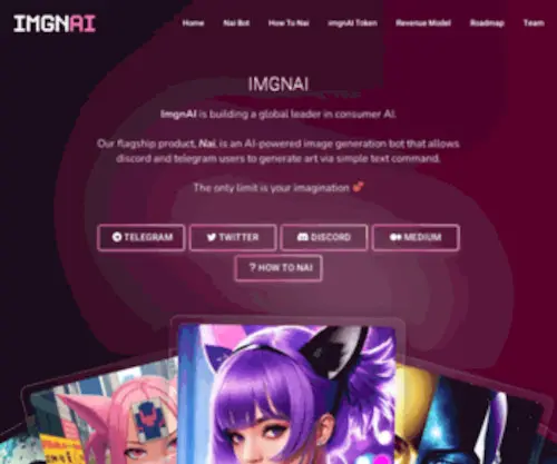 Imgnai.com(Imagine, generate, create) Screenshot