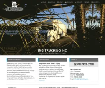 Imgtrucking.com(Transportation Company) Screenshot