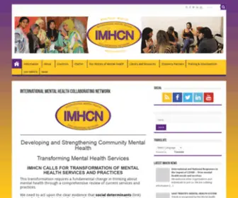 IMHCN.org(International Mental Health Collaborating Network) Screenshot