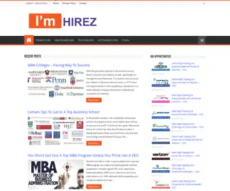 Imhirez.com(I AM HIREZ) Screenshot