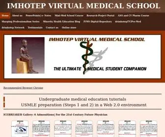 ImhotepVirtualmedsch.com(Imhotep Virtual Medical School) Screenshot