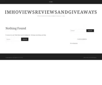 Imhoviewsreviewsandgiveaways.com(Imhoviewsreviewsandgiveaways) Screenshot