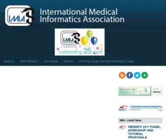 Imia-Medinfo.org(IMIA) Screenshot