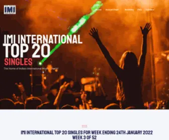 Imicharts.com(IMI International Top 20 Singles) Screenshot