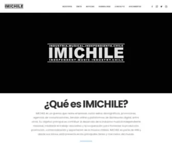 Imichile.cl(Asociación Gremial Industria Musical Independiente de Chile) Screenshot