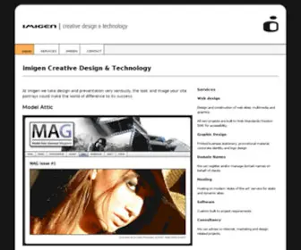 Imigen.com(Imigen Creative Design & Technology) Screenshot