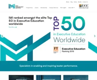 Imi.ie(Irish Management Institute (IMI)) Screenshot