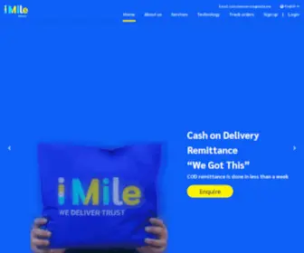 Imile.com(ECommerce Delivery Solutions) Screenshot