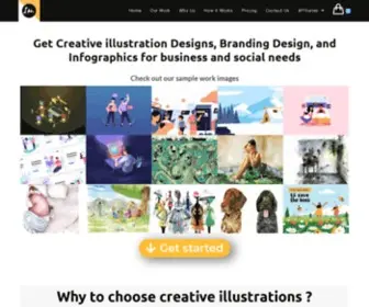 Imillustration.com(Digital illustration Design Services) Screenshot