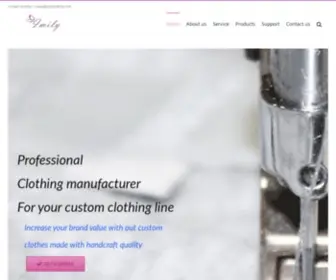 Imilyclothing.com(Fashion Clothing Manufacturers) Screenshot