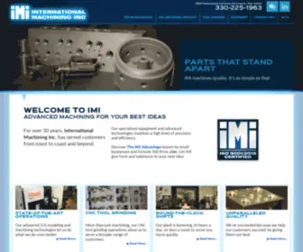 Imimachining.com(International Machining Inc) Screenshot