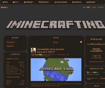 Iminecrafting.com(Servidor de Minecraft) Screenshot
