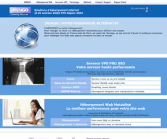Imingo.net(Hébergement) Screenshot