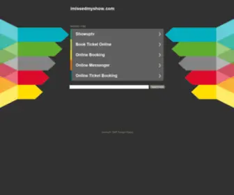 Imissedmyshow.com(Imissedmyshow) Screenshot