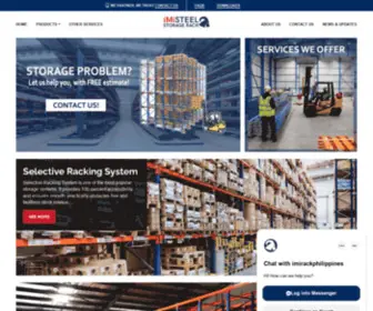 Imisteelstorage.com.ph(IMISteel storage rack trading) Screenshot