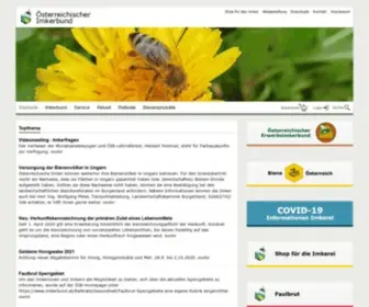Imkerbund.at(Startseite) Screenshot