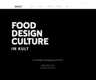 Imkult.com(Bistro & Concept Store in Marling bei Meran) Screenshot