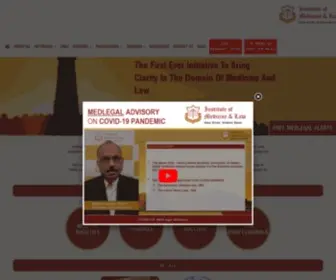 Imlindia.com(Institute of Medicine & Law) Screenshot