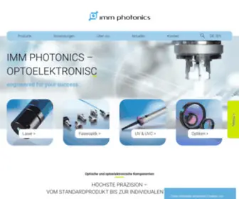 IMM-Photonics.de(IMM Photonics) Screenshot