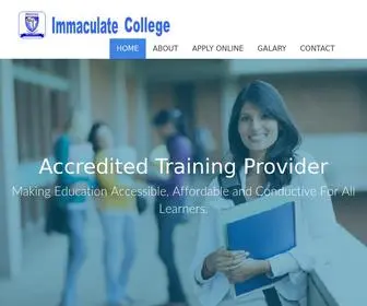 Immaculatecollege.co.za(Immaculate College) Screenshot