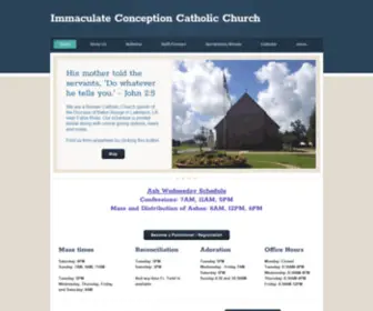 Immaculateconceptionlakeland.com(Immaculate Conception) Screenshot