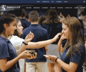 Immaculatehs.org(Immaculate High School) Screenshot