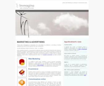 Immagina.org(Immagina Web Marketing Seo Posizionamento motori di ricerca) Screenshot