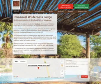 Immanuel-Lodge.de(Immanuel Wilderness Lodge) Screenshot