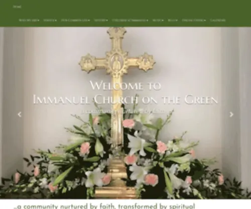 Immanuelonthegreen.org(Immanuel Episcopal Church) Screenshot