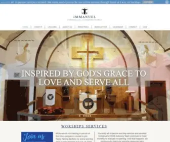 Immanuelrhinelander.org(Immanuel Lutheran Church Rhinelander) Screenshot