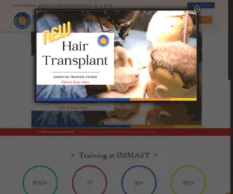 Immast.org(Institute of Medical and Minimal Access Surgery Training and Laparoscopic Training Center India) Screenshot