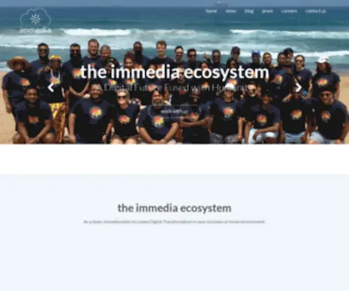 Immedia.co.za(The immedia ecosystem) Screenshot