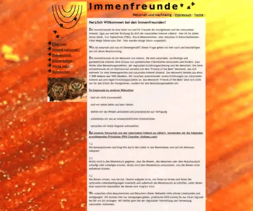 Immenfreunde.de(Naturnahes Imkern für Alle) Screenshot