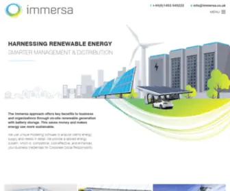 Immersa.co.uk(Your Renewable Energy Partner) Screenshot