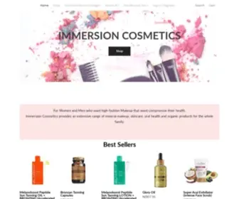 Immersioncosmetics.co.nz(Immersioncosmetics) Screenshot