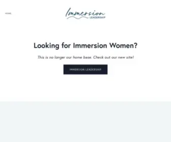 Immersionwomen.com(Immersionwomen) Screenshot