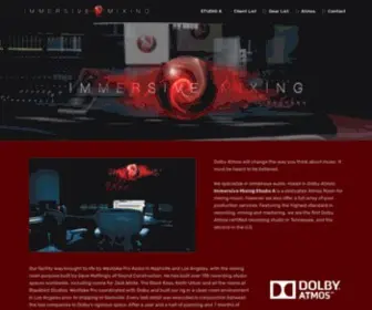 Immersivemixing.com(Immersivemixing) Screenshot
