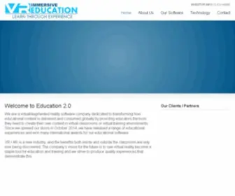Immersivevreducation.com(ENGAGE is a virtual communications platform) Screenshot
