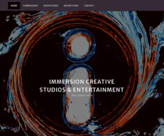 Immerstudios.com(Immerse yourself into our culture ABOUT US) Screenshot