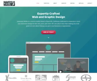 Immersus.com(Roseville Web Design and Graphic Design) Screenshot