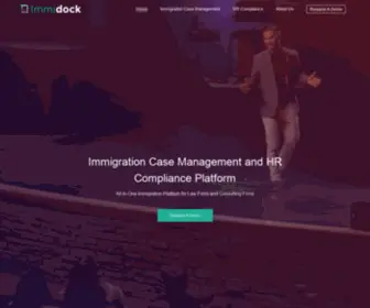 Immidock.com(Immigration Case Management and HR Compliance Platform) Screenshot