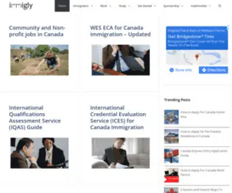 Immigly.com(Immigrants and Travellers Blueprint) Screenshot