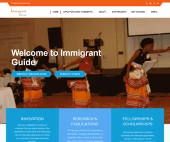 Immigrantguide.org(Bridging Gaps) Screenshot