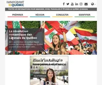 ImmigrantQuebec.com(Accueil) Screenshot