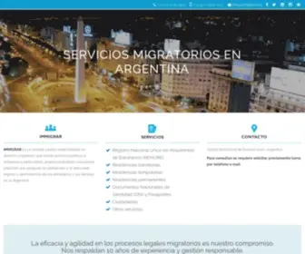 Immigrar.com(Estudio jurídico especializado en Derecho Migratorio) Screenshot