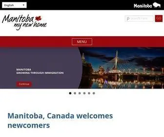 Immigratemanitoba.com(The official website of the Manitoba Provincial Nominee Program (MPNP)) Screenshot