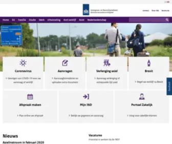 Immigratiedienst.nl(IND) Screenshot