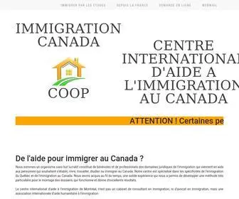 Immigration-Canada-QC.ca(Immigrer au Canada ou au Québec) Screenshot